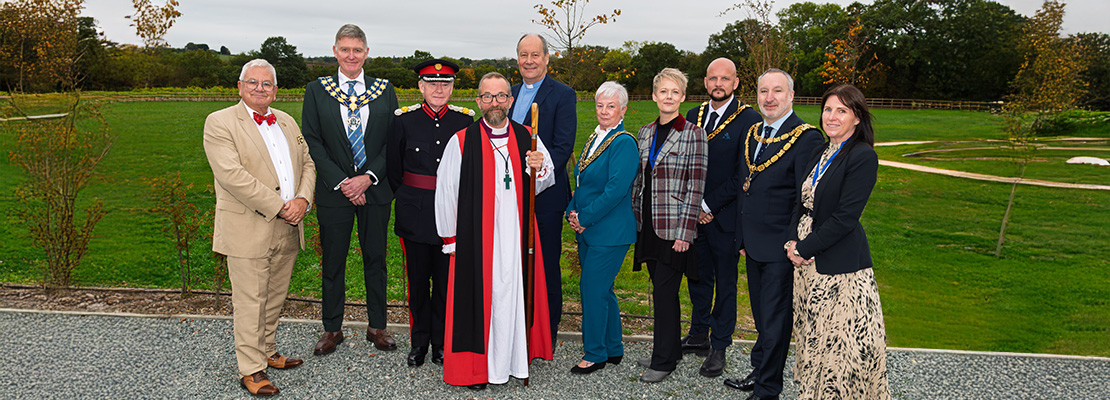 Official dedication service held for Maldon Fields, a new crematorium to serve Maldon, Chelmsford and surrounding areas.